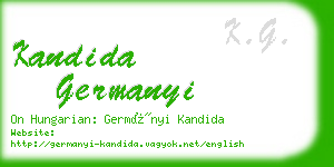 kandida germanyi business card